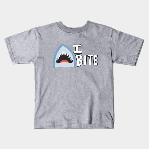 I Bite Kids T-Shirt by Wing_Wolf